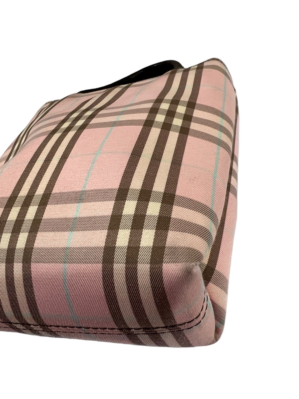Burberry Pink Plaid Novacheck Mini Tote - Picture 7 of 13